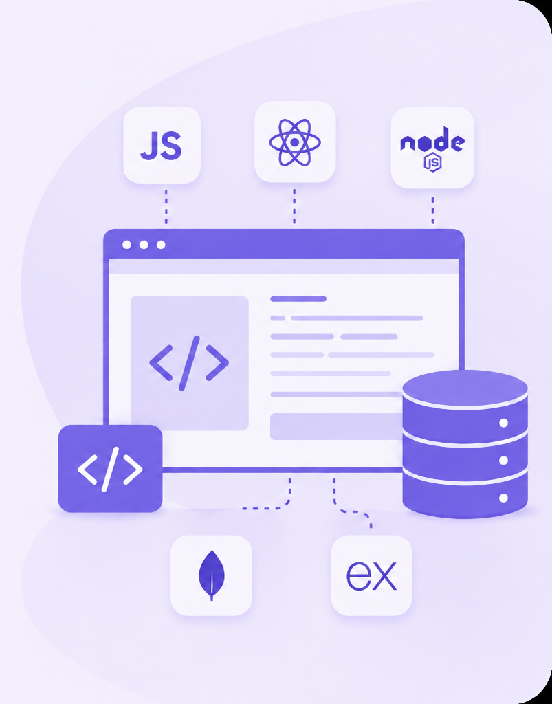 Full Stack Web Development Mobile Background