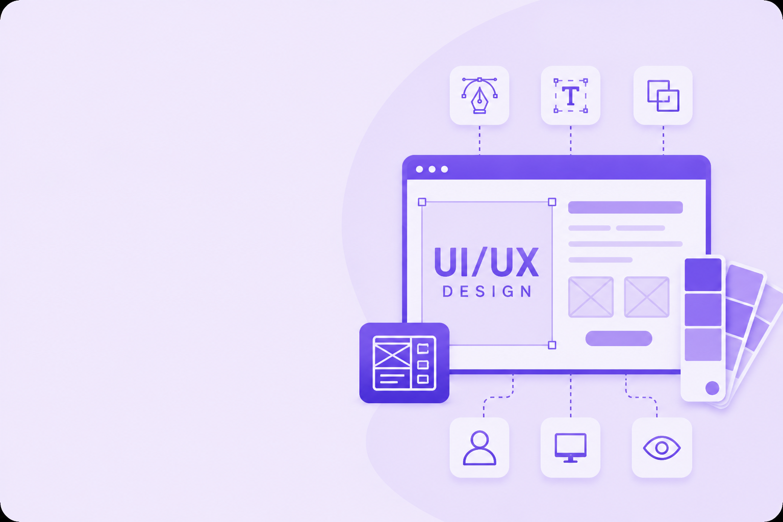 UI & UX Designing Background
